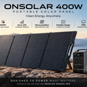 ONSOLAR 400W Portable Solar Panel