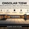 ONSOLAR 725W Monocrystalline Solar Module